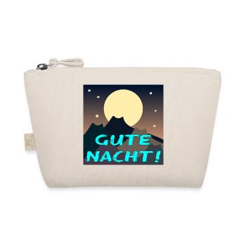 Gute Nacht - KATZEN BERGLANDSCHAFT - NATUR - Bio-Täschchen - Natur - Vorne