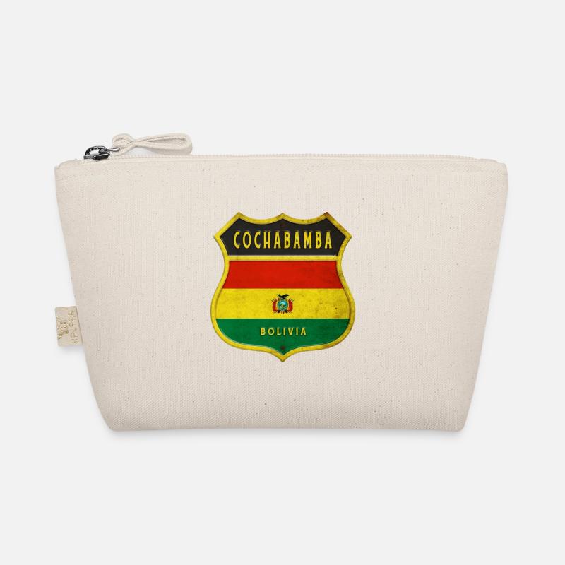 Cochabamba Bolivien Wappen Design - Bio-Täschchen - Natur