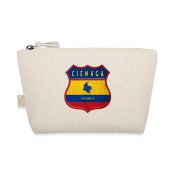 Ciénaga Kolumbien Wappen Design - Bio-Täschchen - Natur - Vorne