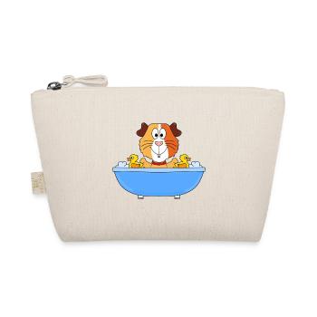 MEERSCHWEINCHEN - BADEN - BADEWANNE - BADEENTEN - Bio-Täschchen - Natur - Vorne