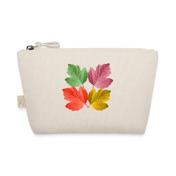 colorful leaves in autumn from a tree leaf foliage - Organic Pouch - nature - Front