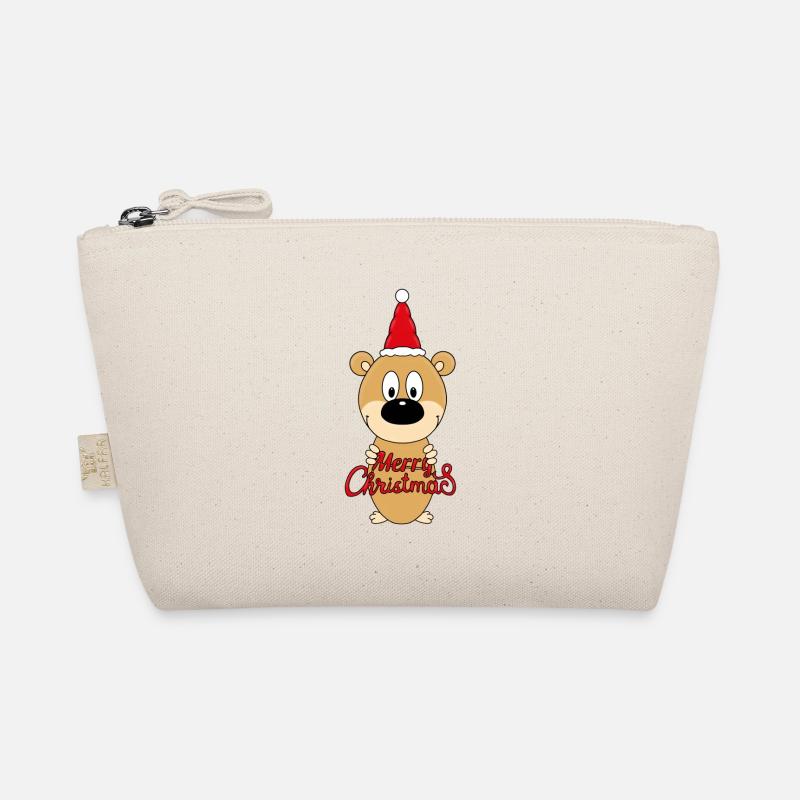 WEIHNACHTEN - TEDDY - BÄR - TEDDYBÄR - KIND Bio-Täschchen