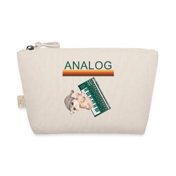 Synths Analog Retro Cat Synthesizer - Organic Pouch - nature - Front