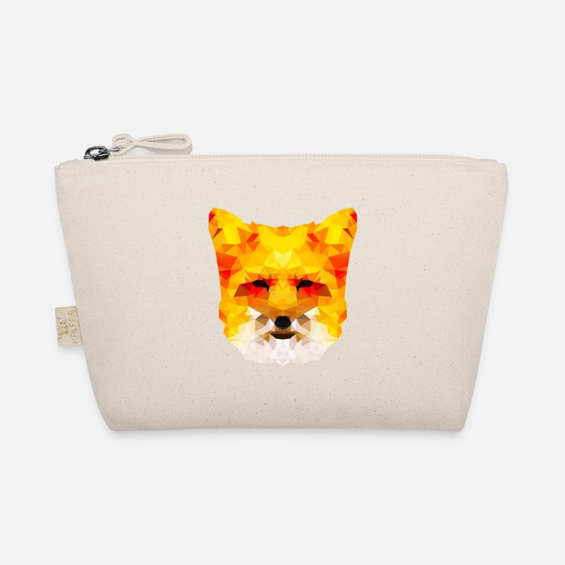 Beautiful fox polygon design Organic Pouch