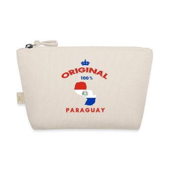 Design original 100 % drapeau du Paraguay - Trousse biologique - nature - Devant