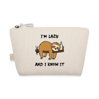 Sloth Lazy Animal Sleeping Statement Jungle - Trousse biologique - nature - Devant
