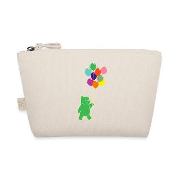 Birthday Gummy Bears Balloons Child Gift - Organic Pouch - nature - Front