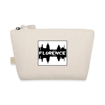 Florenz Italien Skyline Silhouette Reisesouvenir - Bio-Täschchen - Natur - Vorne