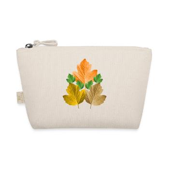 colorful leaves from a tree in autumn leaf foliage - Organic Pouch - nature - Front