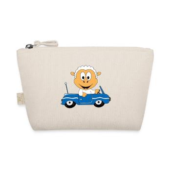 SCHAF - AUTO - TIER - KIND - BABY - Bio-Täschchen - Natur - Vorne