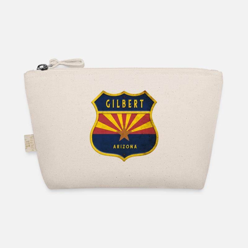Gilbert Arizona flag crest design Organic Pouch