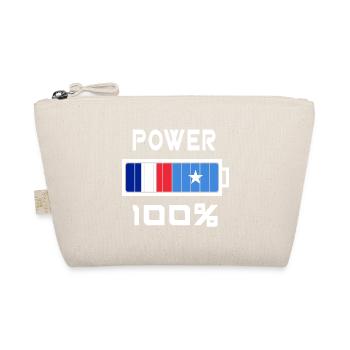 Somalia and France Power 100% - Organic Pouch - nature - Front