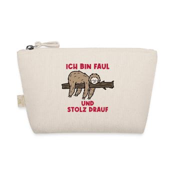 Faultier Humorvoll Statement Urwald Tier Säugetier - Bio-Täschchen - Natur - Vorne
