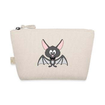 FLEDERMAUS - HALLOWEEN - KIND - TIER - BABY - Bio-Täschchen - Natur - Vorne