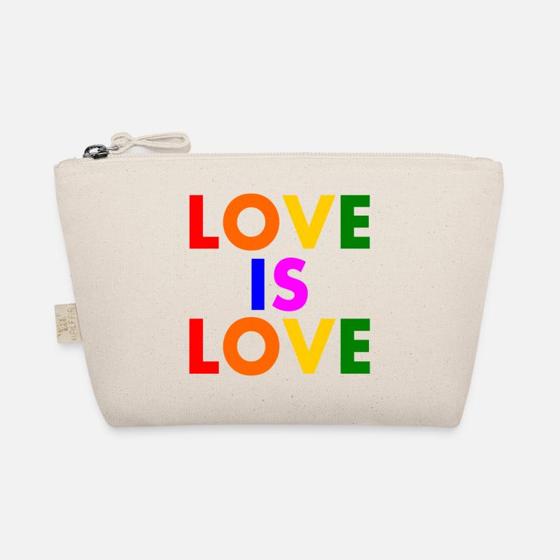 Love is love - Bio-Täschchen - Natur