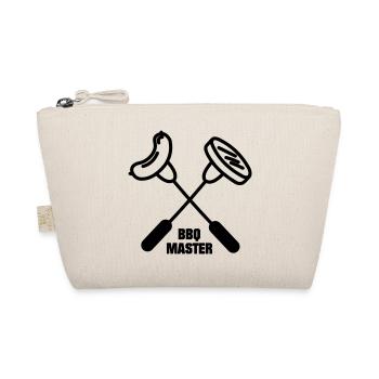 BBQ master with two crossed forks - Organic Pouch - nature - Front