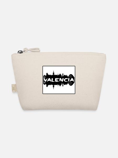 Valencia Venezuela Skyline Silhouette Travel Souve - Bio-Täschchen - Natur