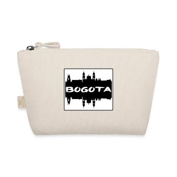 Bogota Colombia Skyline Silhouette Travel Souvenir - Organic Pouch - nature - Front