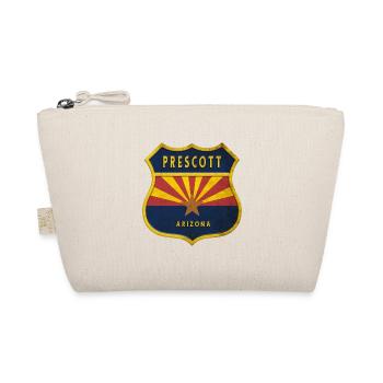 Prescott Arizona flag crest design - Organic Pouch - nature - Front