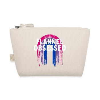 Flanelle obsédée bisexuelle LGBTQ Bi Pride Outfit - Trousse biologique - nature - Devant