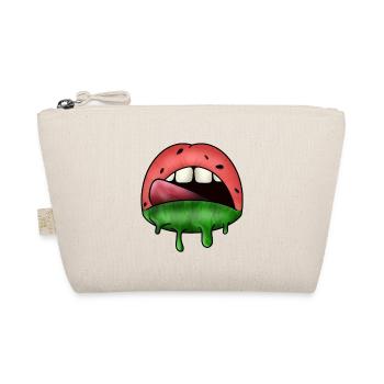 Watermelon lips - Bio-Täschchen - Natur - Vorne