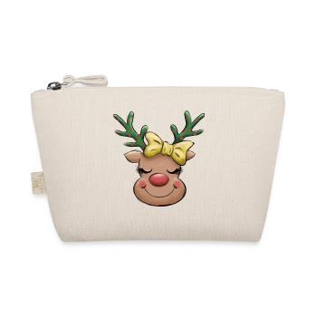 Weihnachten Santa Claus Merry Christmas - Organic Pouch - nature - Front