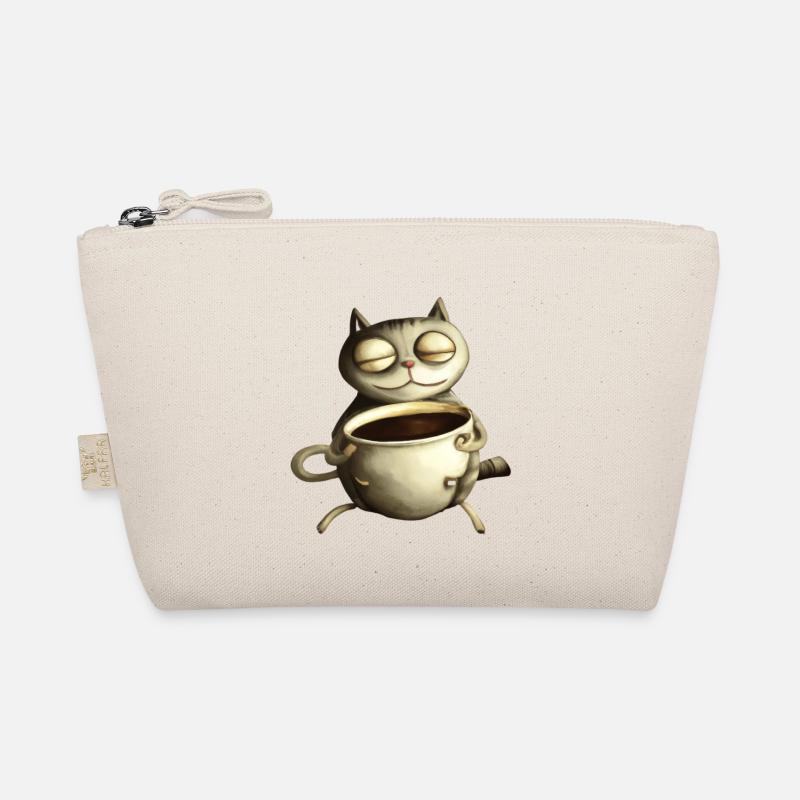 Le chat boit un café Trousse biologique