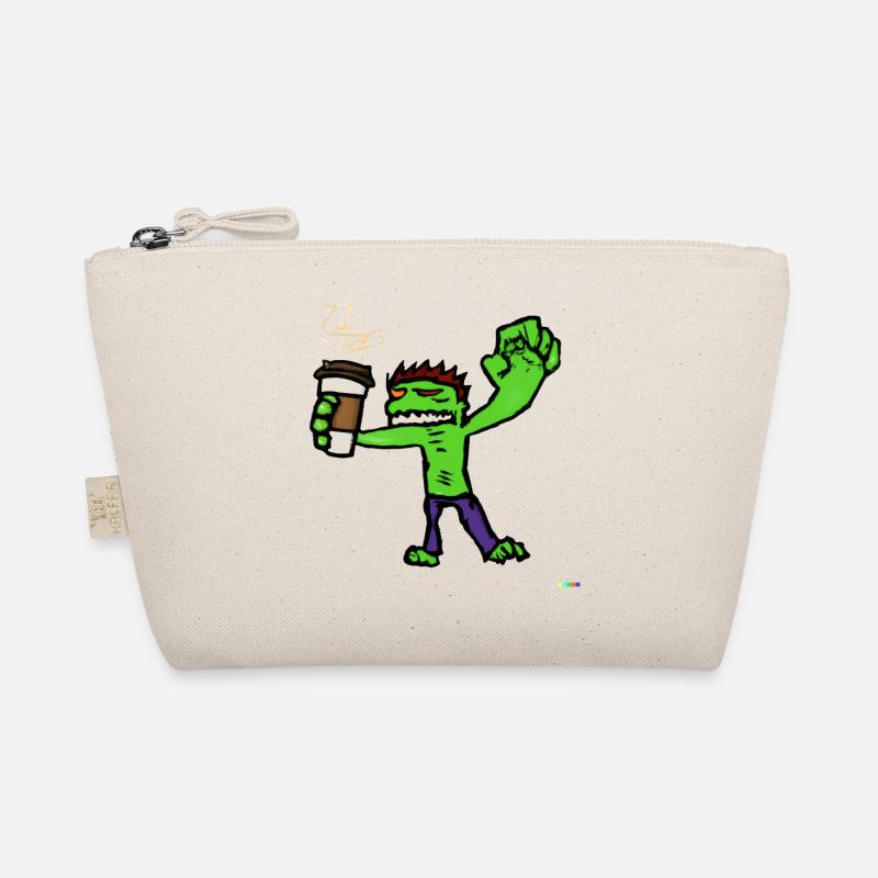 zombie drink coffee Organic Pouch