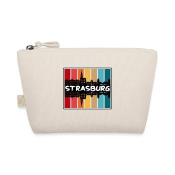 Strasbourg France Skyline Silhouette Travel Souveni - Trousse biologique - nature - Devant