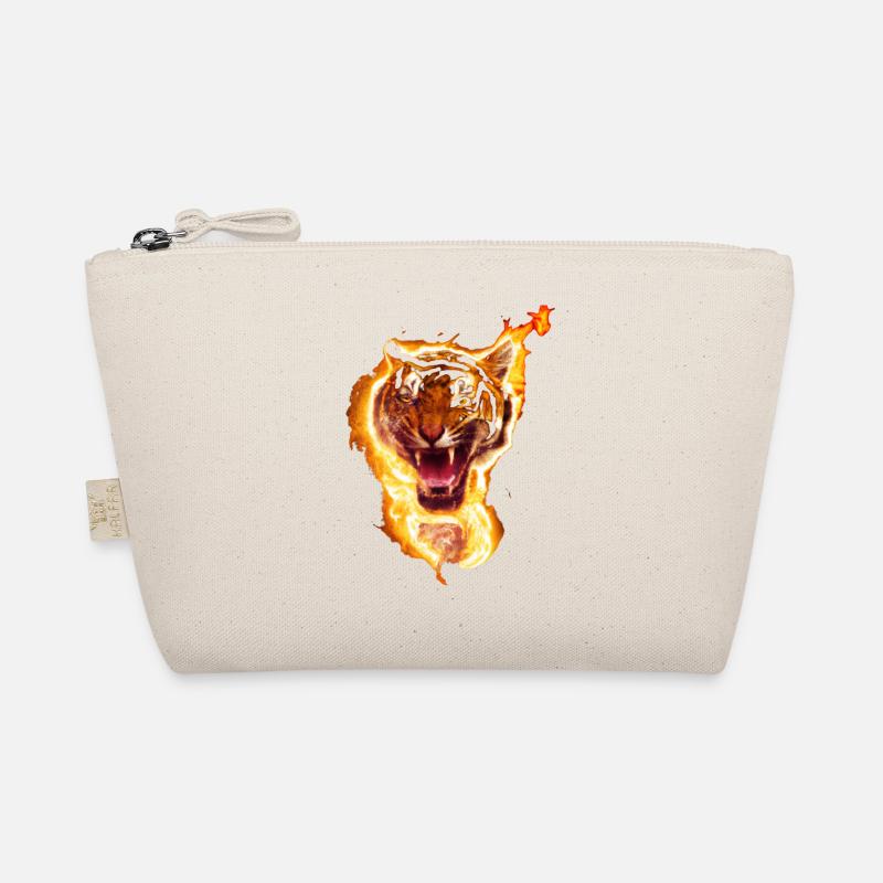 tiger in fire Organic Pouch