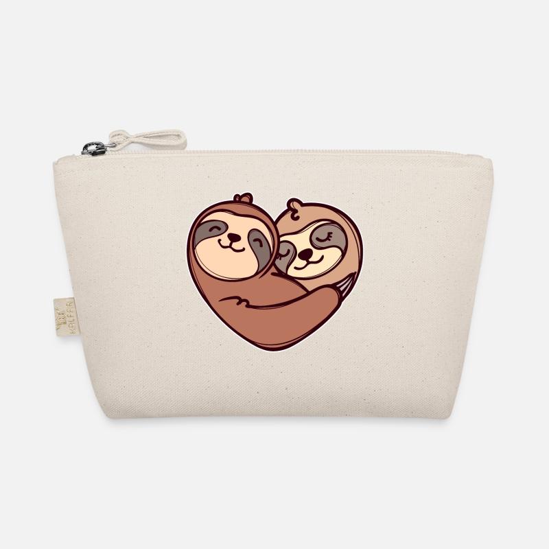 Faultier Herz Schlafen Säugetier Urwaldbewohner Bio-Täschchen