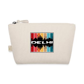 Delhi Inde Skyline Silhouette Souvenir de voyage - Trousse biologique - nature - Devant
