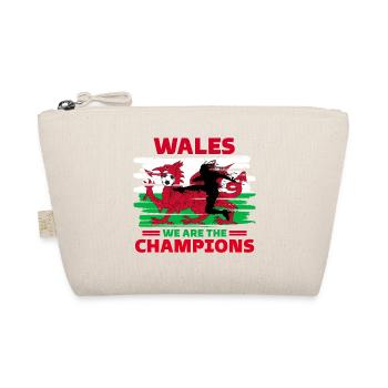 Wales Football 2022 supporters du pays de Galles - Organic Pouch - nature - Front