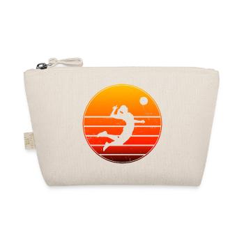 Volleyball Damen Volleyballer Volleyballspieler - Bio-Täschchen - Natur - Vorne