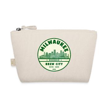 Milwaukee Brew City Skyline - Bio-Täschchen - Natur - Vorne