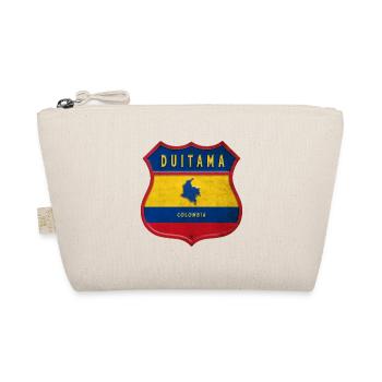 Duitama Kolumbien Wappen Design - Bio-Täschchen - Natur - Vorne