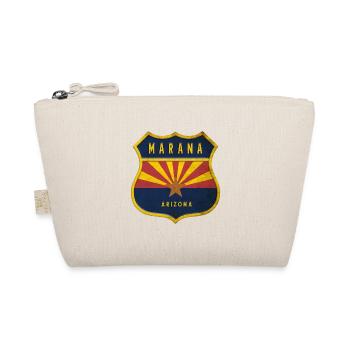 Marana Arizona flag crest design - Organic Pouch - nature - Front