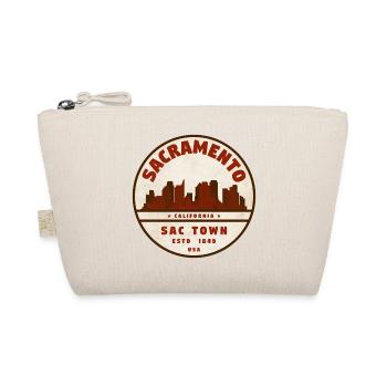 Vintage Skyline Sacramento - Bio-Täschchen - Natur - Vorne