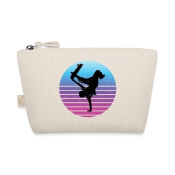 Patinage Skater Skateboarder Femmes Skateboard - Trousse biologique - nature - Devant