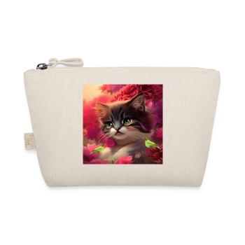 Chaton mignon avec des oiseaux - Trousse biologique - nature - Devant