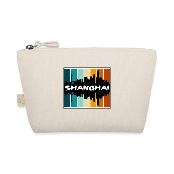 Shanghai Chine Skyline Silhouette Voyage Souvenir - Trousse biologique - nature - Devant