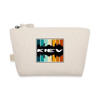 Kiew Ukraine Skyline Silhouette Reise Souvenir - Bio-Täschchen - Natur - Vorne