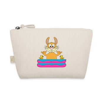 HASE - POOL - PLANSCHBECKEN - SHAKA - TIER - Bio-Täschchen - Natur - Vorne
