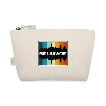 Belgrade Serbie Skyline Silhouette Souvenir de voyage - Trousse biologique - nature - Devant