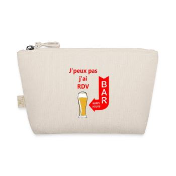 j'peux pas j'ai rdv au bar - Trousse biologique - nature - Devant