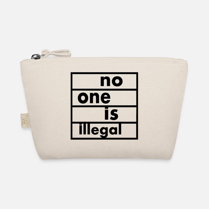 No one is illegal - Bio-Täschchen - Natur