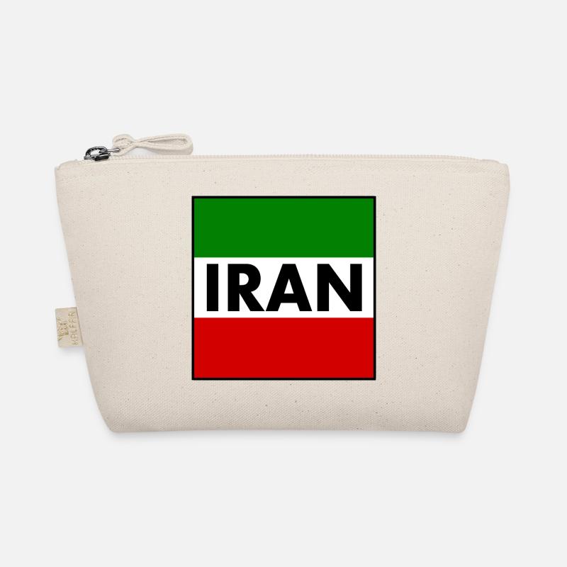 IRAN FLAG IRANIAN FLAG - Organic Pouch - nature