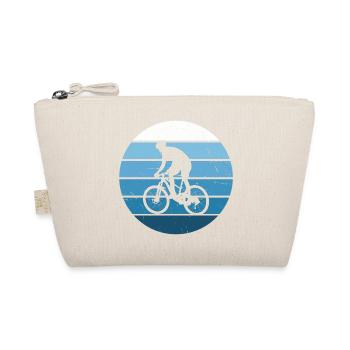 MTB Mountainbike Radfahren Radfahrer Mountainbiker - Bio-Täschchen - Natur - Vorne