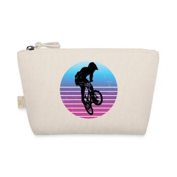 Damen Herren bmx fahrrad bmx bmx jungen Radfahren - Bio-Täschchen - Natur - Vorne
