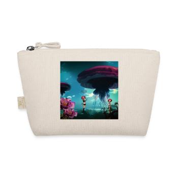Stunning jellyfish float in the sky - Organic Pouch - nature - Front